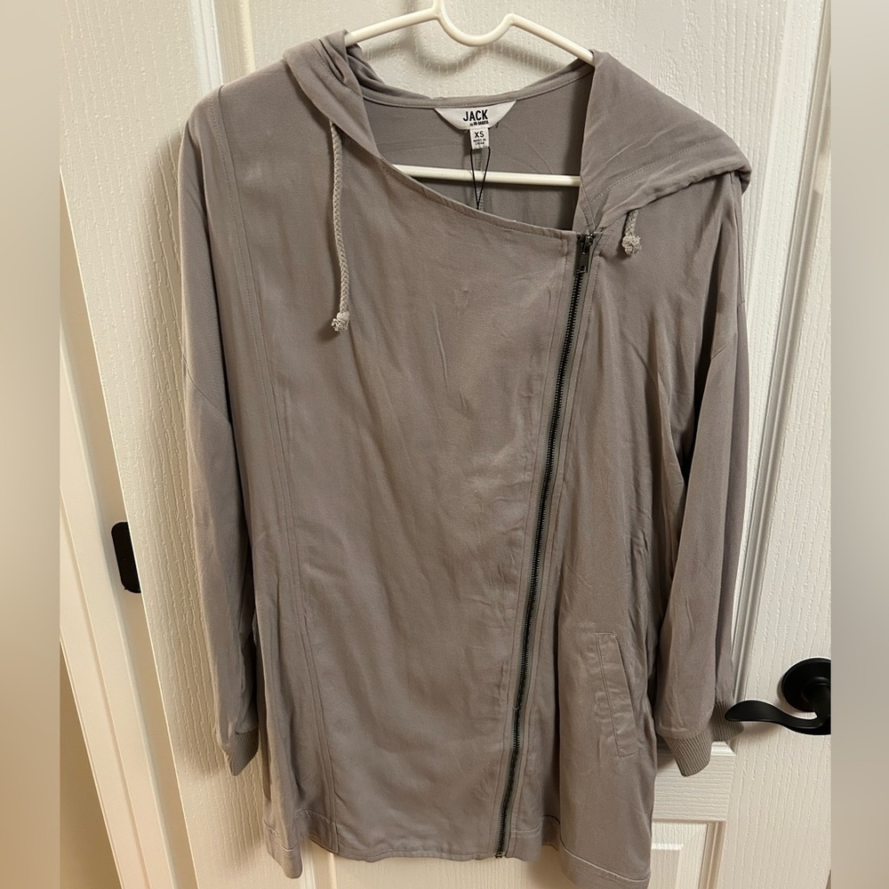 NWT BB Dakota Women's Gray Utility Jacket